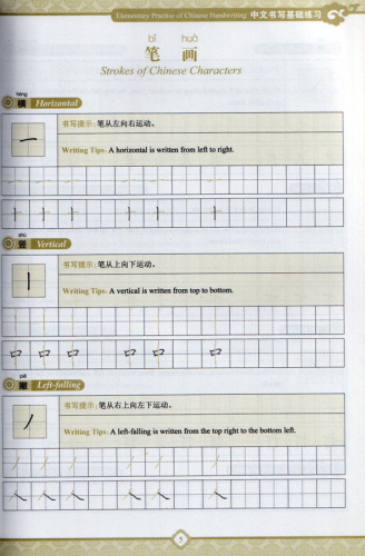 Elementary Practice of Chinese Handwriting. ISBN: 9787540147020