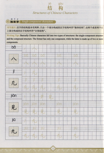 Elementary Practice of Chinese Handwriting. ISBN: 9787540147020