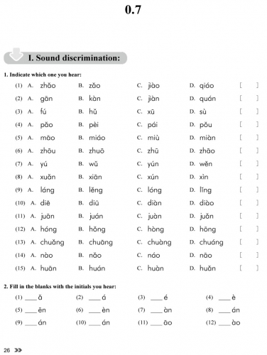 New Contemporary Chinese - Exercise Book 1 [Chinesisch-Englisch]. ISBN: 9787513822336