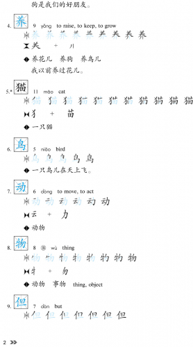 New Contemporary Chinese - Character Book 2 [Chinese-English]. ISBN: 9787513822381