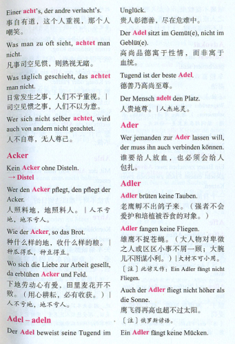 Das Lexikon der Deutschen Sprichwörter [German-Chinese]. ISBN: 9787513551809