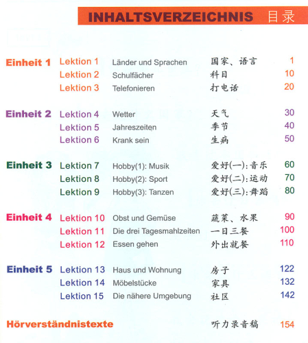 Erste Schritte in Chinesisch Textbuch 2 + CD [German Language Edition]. ISBN: 9787561923986