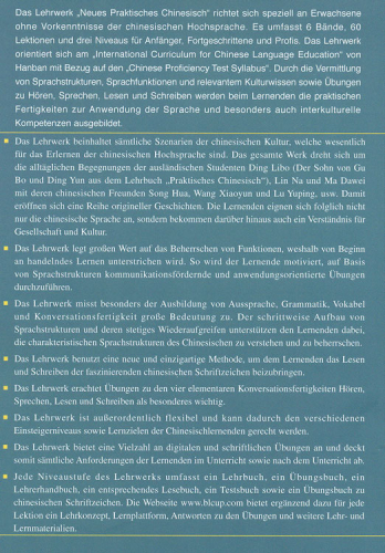 Neues Praktisches Chinesisch - Übungsbuch 1 - Deutsche Anmerkungen [3. Auflage]. ISBN: 9787561950852