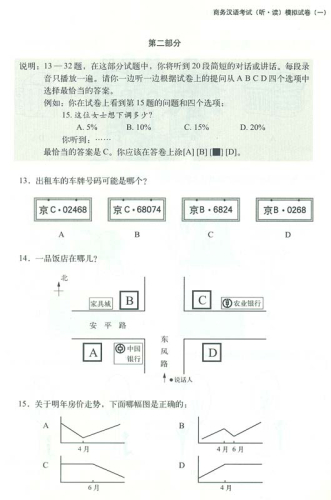 New Silk Road Business Chinese I - 4 Complete Simulated Tests for Business Chinese Test / BCT [Book + MP3-CD]. ISBN: 9787301115251