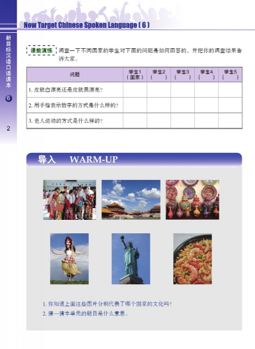 New Target Chinese Spoken Language 6 [+MP3-CD]. ISBN: 9787561944400