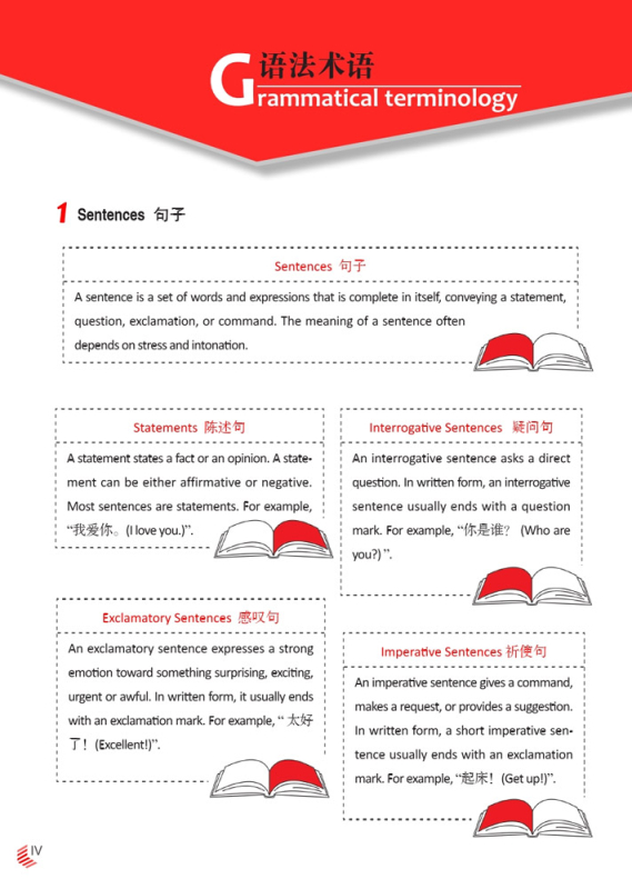 The Little Red Book - A Grammar Guide to Secondary School Chinese Exams. ISBN: 9787561956601