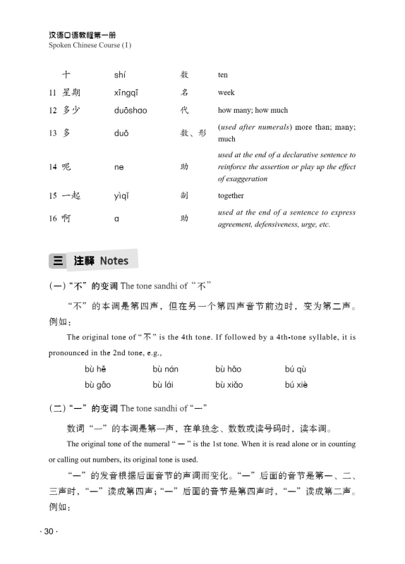 Spoken Chinese Course [Hanyu Kouyu Jiaocheng] Book 1. ISBN: 9787561959305