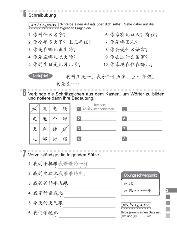 Erste Schritte in Chinesisch Arbeitsbuch 4 [German Language Edition]. ISBN: 978-7-5619-3453-1, 9787561934531