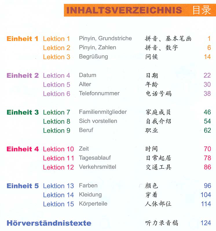 Erste Schritte in Chinesisch Textbuch 1 [German Language Edition]. ISBN: 7-5619-2193-4, 7561921934, 978-7-5619-2193-7, 9787561921937