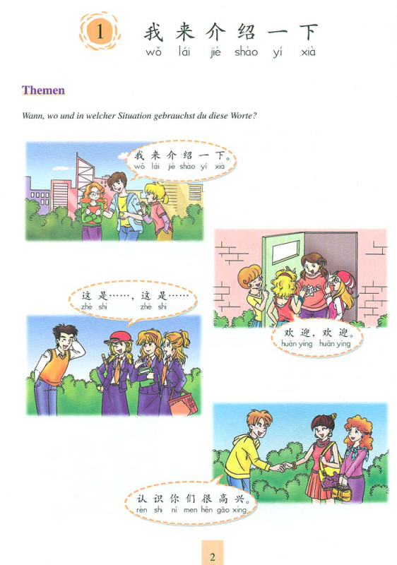 Wir Lernen Chinesisch Volume 2 - Student’s Book + 2 CD [German Language Edition]. ISBN: 7-107-20721-0, 7107207210, 978-7-107-20721-1, 9787107207211